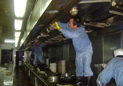 新美凈大型油煙機清洗方法